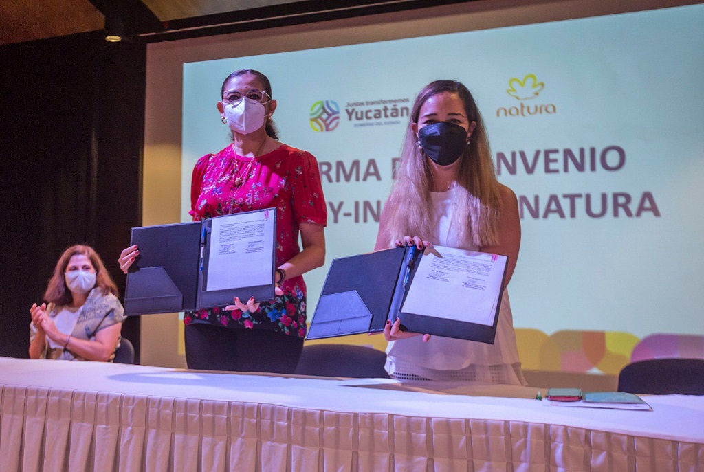 Segey firma convenio con Instituto Natura México, por el desarrollo  educativo de Yucatán